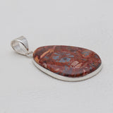 Natural Dynasty Jasper Silver Pendants