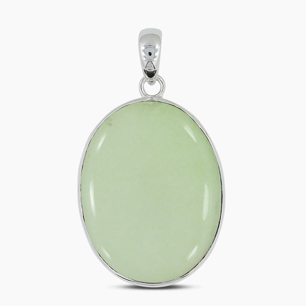 925 Silver Lemon Chrysoprase Pendants