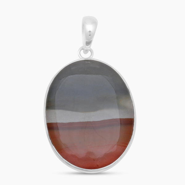 Polychrome Jasper Silver Pendants