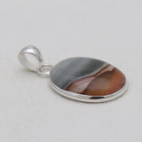 Polychrome Jasper Silver Pendants