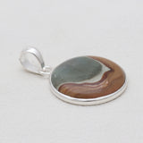 925 Silver Polychrome Jasper Pendants