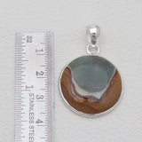 925 Silver Polychrome Jasper Pendants