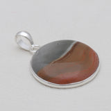 925 Silver Polychrome Jasper Pendants