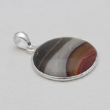 925 Silver Polychrome Jasper Pendants