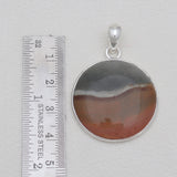 925 Silver Polychrome Jasper Pendants