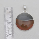925 Silver Polychrome Jasper Pendants