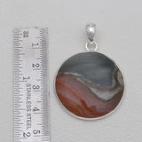 925 Silver Polychrome Jasper Pendants