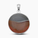 925 Silver Polychrome Jasper Pendants