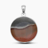 925 Silver Polychrome Jasper Pendants
