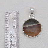 Polychrome Jasper Silver Pendants