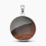 Polychrome Jasper Silver Pendants