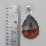 Polychrome Jasper Silver Pendants