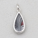 925 Sterling Silver Fordite Jasper Pendants