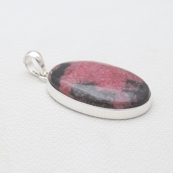 925 Sterling Silver Rhodonite Pendants