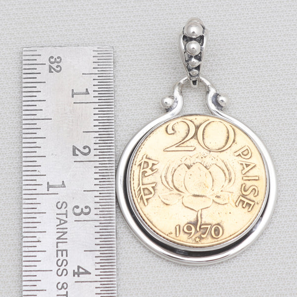 925 Sterling Silver Coin Pendants