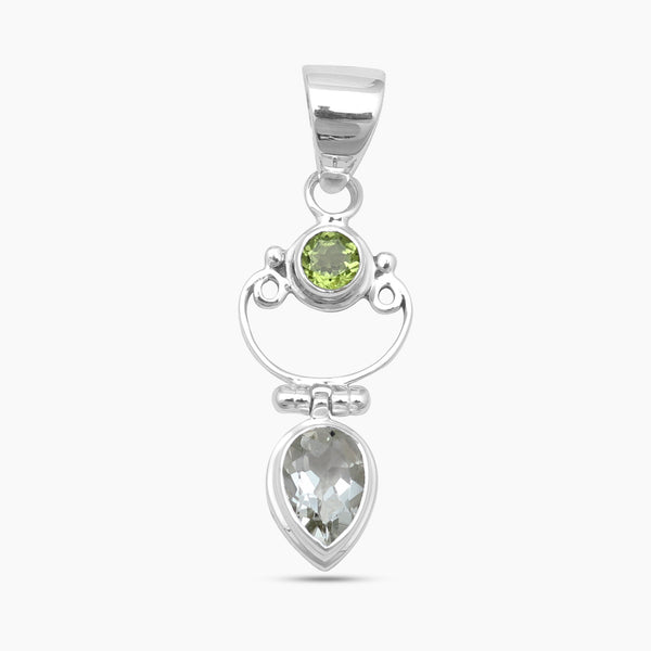 925 Sterling Silver Peridot Pendants