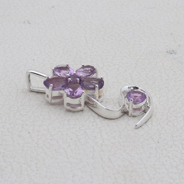 925 Sterling Silver Amethyst Pendants
