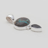 925 Sterling Silver Boulder Turquoise Pendants