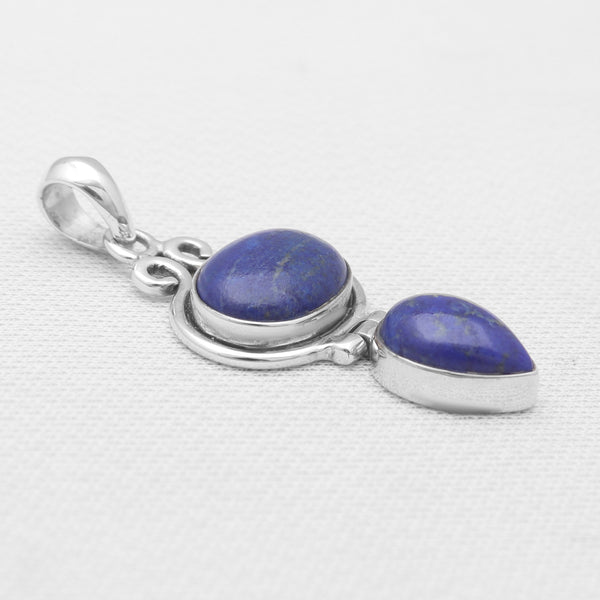 925 Sterling Silver Lapis Lazuli Pendants