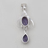 925 Sterling Silver Charoite Pendants
