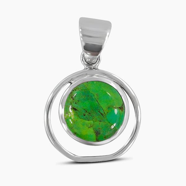 925 Silver Mohave Turquoise Pendants