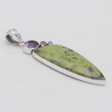 Tasmanian Serpentine Silver Pendants