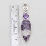 925 Silver Amethyst Lace Pendants