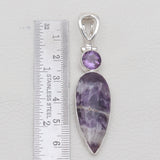 925 Silver Amethyst Lace Pendants
