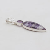 925 Silver Amethyst Lace Pendants