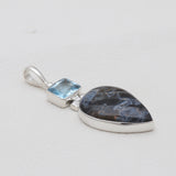 925 Silver Pietersite Jasper Pendants
