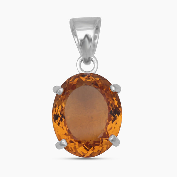 925 Sterling Silver Citrine Pendants