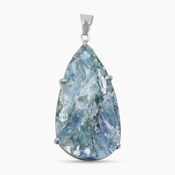 925 Sterling Silver Green Kyanite Pendants