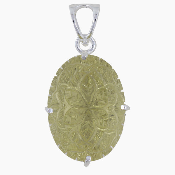 925 Sterling Silver Smokey Quartz Pendants