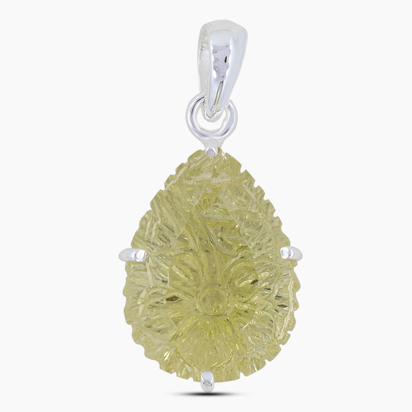 925 Sterling Silver Lemon Pendant