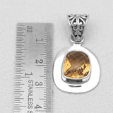 925 Sterling Silver Citrine Pendants