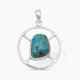 Mexican Turquoise Silver Pendants