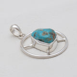 Mexican Turquoise Silver Pendants