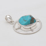 Mexican Turquoise Silver Pendants