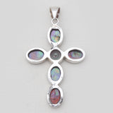 Natural Dark Gray Water Pearl Silver Pendants