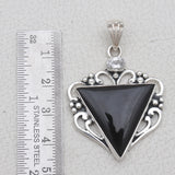 925 Silver Black Onyx Pendants