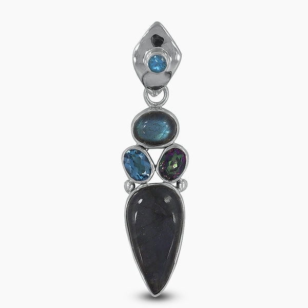925 Sterling Silver Labradorite Pendants