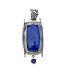 Lapis Lazuli Gemstone Silver Pendant