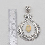 925 Sterling Silver Ethiopian Opal Pendants