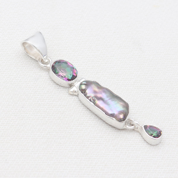 Fresh Water Pearl Silver Pendants