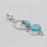 925 Silver Mexican Turquoise Pendants