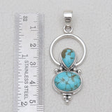 925 Silver Mexican Turquoise Pendants