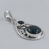 Tibetan Turquoise Silver Pendants