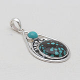 Tibetan Turquoise Silver Pendants
