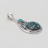 Tibetan Turquoise Silver Pendants
