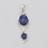 Lapis Lazuli Silver Pendants